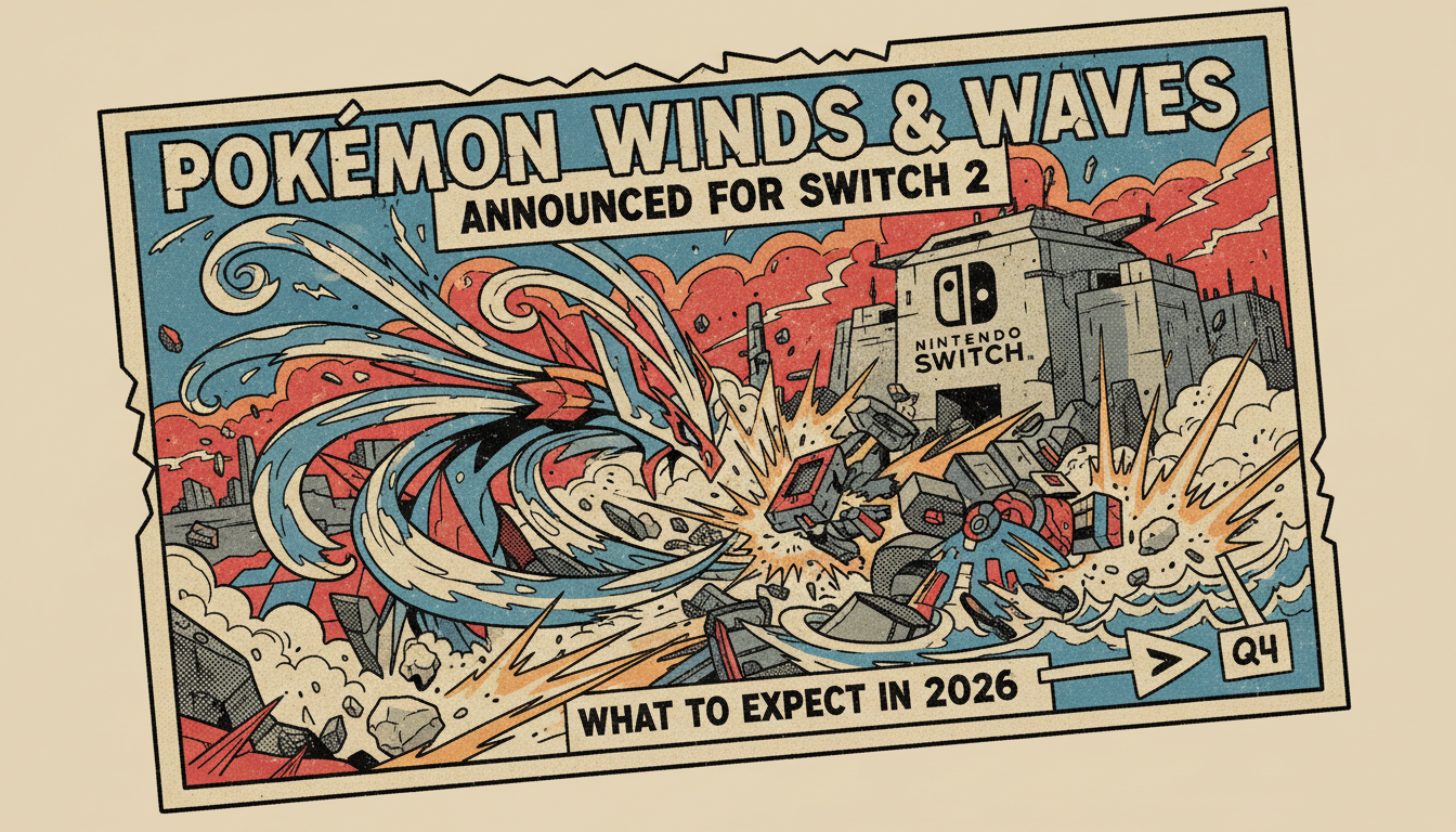 Nintendo Switch 2 SECURES Pokémon Winds & Waves for 2026! PS5 Pro LEAKS Add PSX!?